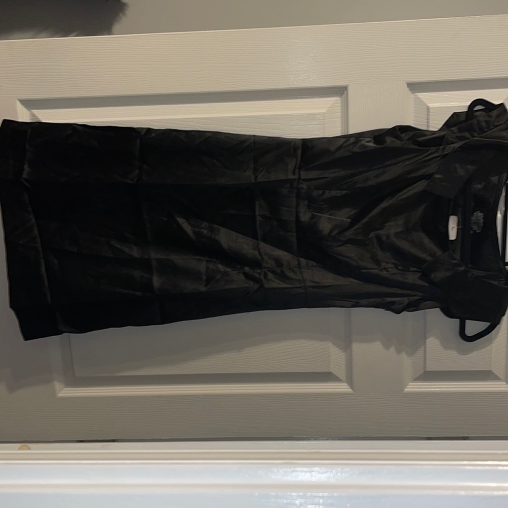 Silk Black Dress